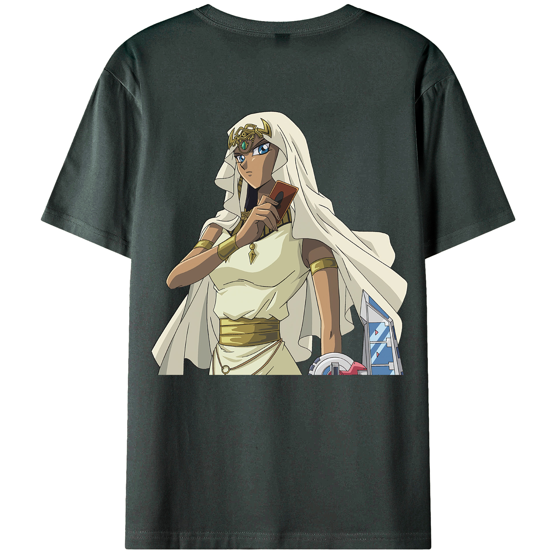 （画像用） 遊☆戯☆王 Yu-Gi-Oh! 綿100％ メンズ半袖Tシャツ（バックプリント） 通気性